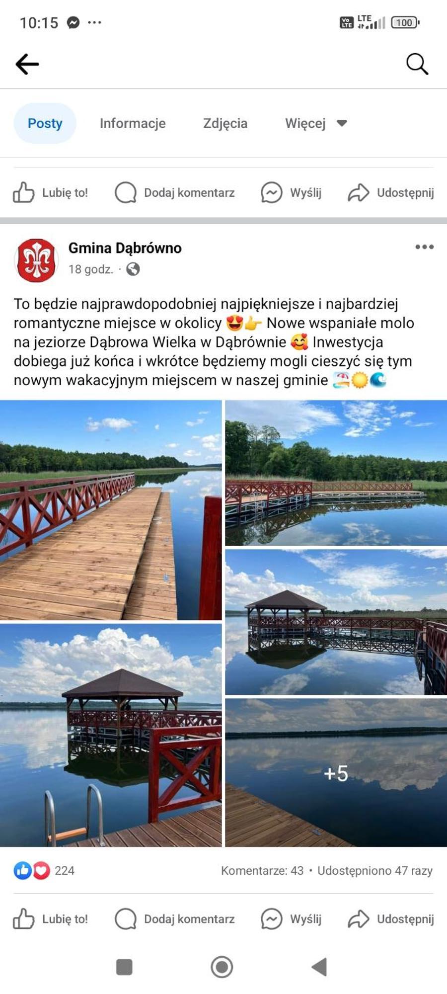 Domki Nad Jeziorem Dąbrówno Extérieur photo